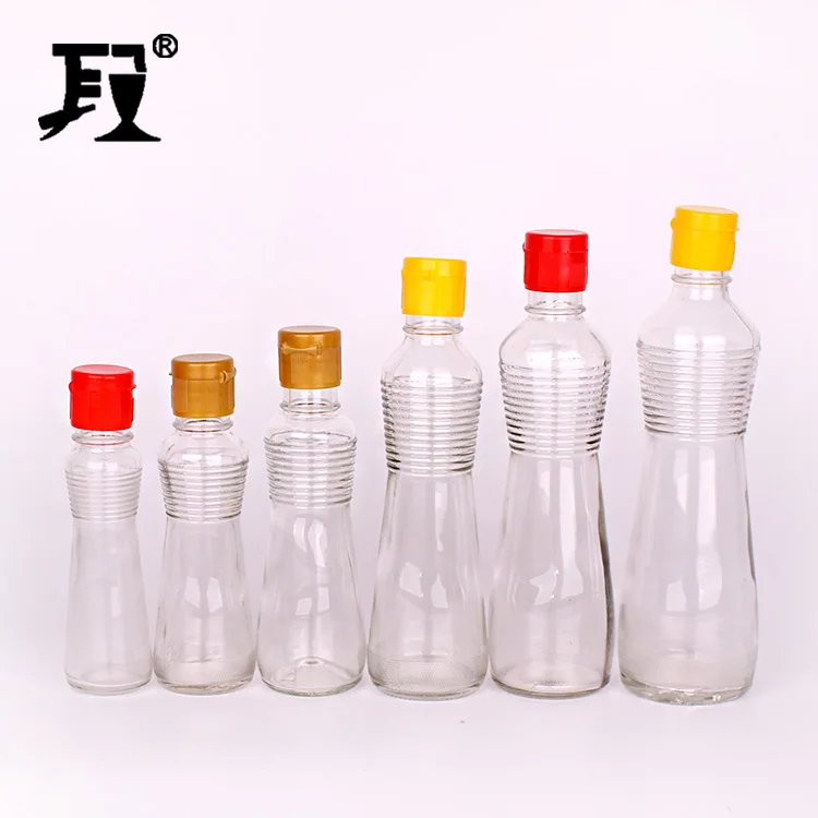 300ml Cooking Oil Glass Bottle All Size Clear Xuzhou Glass