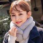 High Quality 8 Colors Fake Fur Scarf Winter Faux Fur Neck Scarf Women