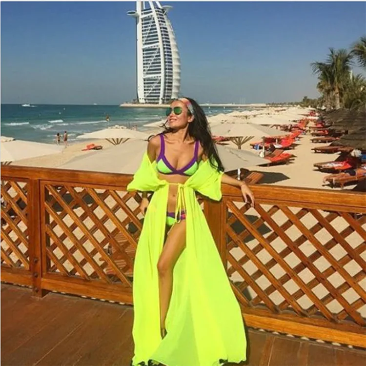 YOUME Swimsuit Cover Up Women Sexy Beach Cover-Ups Chiffon Long Dress Solid Beach Cardigan Bathing Suit Cover Up, Dark blue/hot pink/red/white/ black/watermelon red/yellow
YOUME Swimsuit Cover Up Women Sexy Beach Cover-Ups Chiffon Long Dress Solid Beach Cardigan Bathing Suit Cover Up, Dark blue/hot pink/red/white/ black/watermelon red/yellow