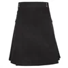 SD Men's Stylish Solid Color Scotland Scottish National Kilt Cotton Skirt SL000116