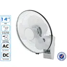 Plastic Fan Plastic Wall Fan Approved Plastic Blade 3 Speed Choosable 14inch Wall Mounted Oscillating Fan Small
