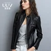 Top Brands Women Fashion Designs Custom Leather Jacket