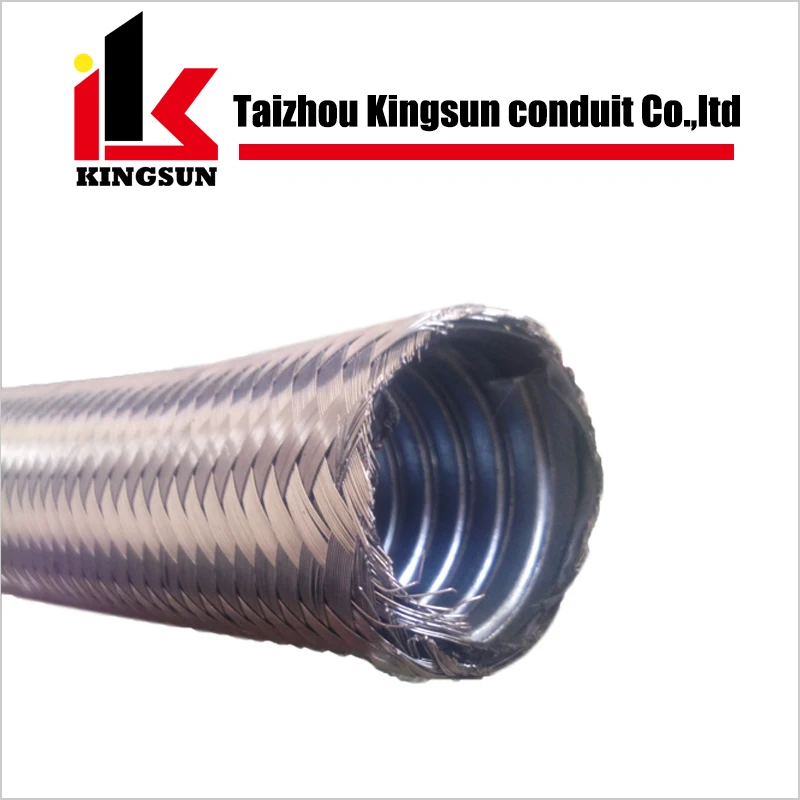 PVC Coated Fire Resistant Braided Metal Flexible Conduit