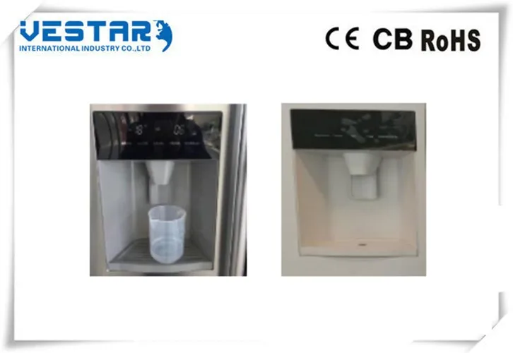 no inverter double side by side refrigerator with ice and water