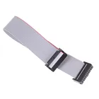 IDC 2.54MM pitch 30CM JTAG ISP AVR Download Cable Wire FC-6/10/14/16/20/40P PIN Connector Gray Flat Ribbon Data Cable