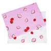 Cute comfortable 100% cotton strawberry printed fruit design fabric for dress