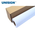 Eco Solvent Printing Glossy White Printable PVC Self Adhesive Vinyl Film