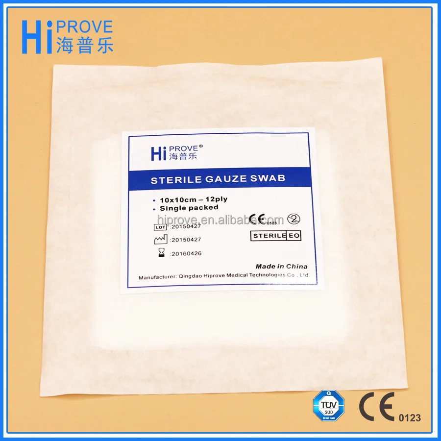 Sterile Surgical Gauze Swab Sterile Gauze Swab With Radiopaque Thread