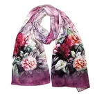 New Arrival Digital Custom Printing Women Head Silk Scarf