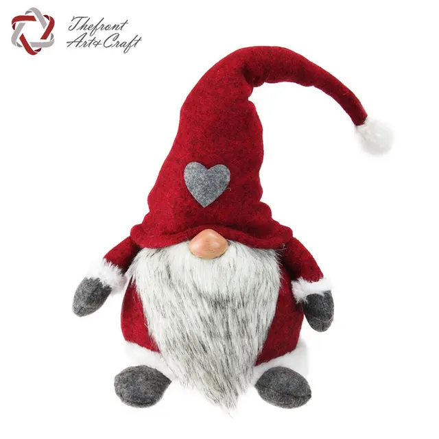 2018 red figurine christmas gifts ornaments decoration standing