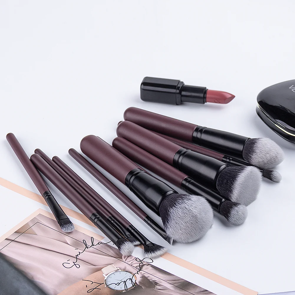 Manufacturers China Custom Professional Luxury 11pcs Wood Handle Synthetic Fiber Hair Makeup Brushes Set
Manufacturers China Custom Professional Luxury 11pcs Wood Handle Synthetic Fiber Hair Makeup Brushes Set