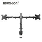 13"-27" dual arm monitor and laptop stand desktop desk mount