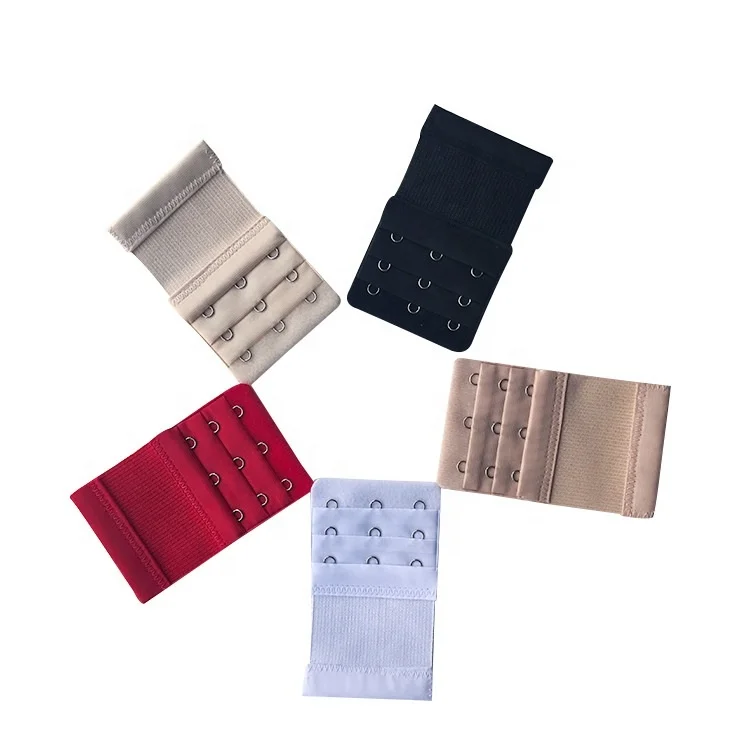 Bra Accessories Bra Back Extender 3X3 Hook & Eye Tape bra extensores, Black / red / khaki / skin
Bra Accessories Bra Back Extender 3X3 Hook & Eye Tape bra extensores, Black / red / khaki / skin