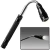 Telescopic Flashlight 3LED Flashlight Torch with Magnet and Clip