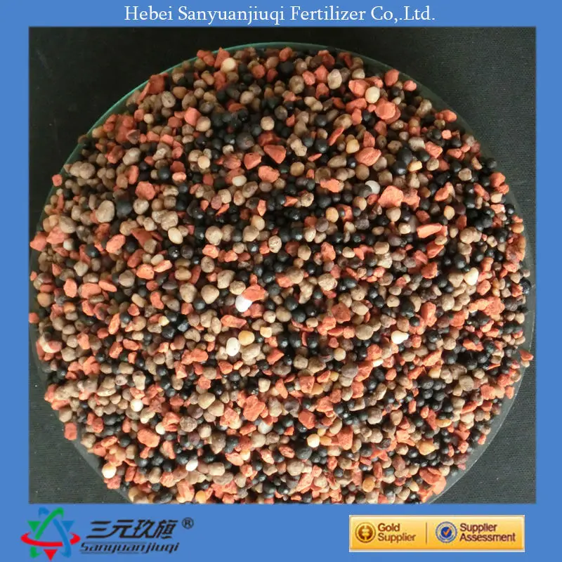 Bulk Blending Fertilizer Compound NPK 17-17-17 Agricultural Granule Manufacturer in China