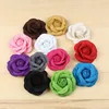 China Factory Wholesale Colorful Camellia Make Fabric Lapel Flower Brooch With Pearls Metal Pin For Sale