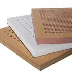 Mdf board for acoustic wooden perforated panel wooden acoustic panel mdf