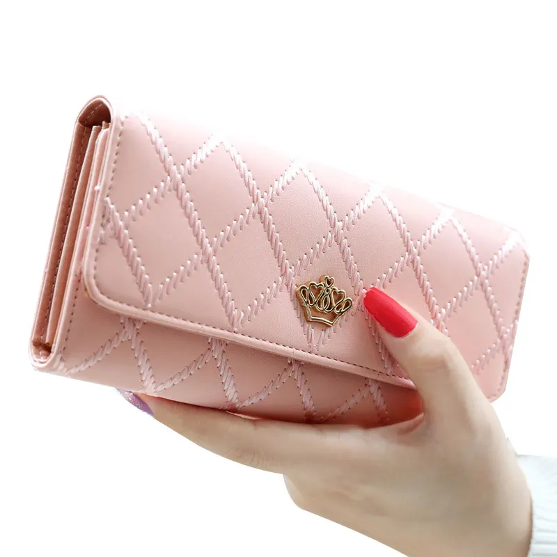 Simple Fashion Hasp Wallet Billfold Rhombic Pattern Cash Wallets With Phone Pocket
Simple Fashion Hasp Wallet Billfold Rhombic Pattern Cash Wallets With Phone Pocket