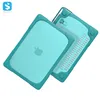 For new macbook pro 15 case cover, pc double color with stand for Macbook protective case