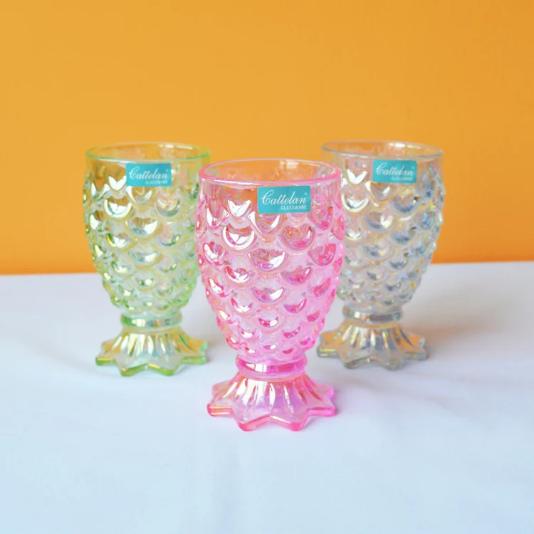 Kitchen Bar Cradt Accessories Mermaid Fish Tail Wine Glass Cups