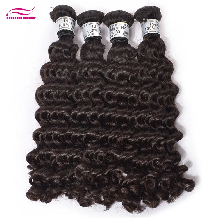 Double Drawn Virgin Water Bohemian Jerry Curl Human Hair Weave