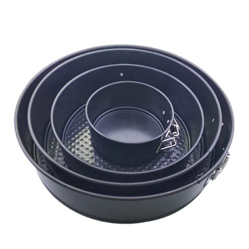 Sticky black carbon steel high temperature coating process 9 different diameters baking pan
Sticky black carbon steel high temperature coating process 9 different diameters baking pan