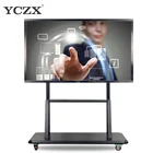 55 inch touch screen monitor IR multi touch Whiteboard ,LCD Interactive flat monitor