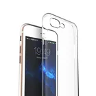 TPU transparent clear soft case for iphone x 8 7 6 5