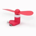 2019 hot selling high quality CE ROHS 2in1 mini fan usb portable usb fan mobile phone for summer cooling