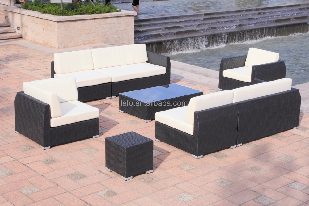 新しい籐家具ガーデンソファセットLF-S193仕入れ・メーカー・工場