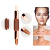 2018 new style no brand Private label 2 in 1 highlighter pen makeup for face