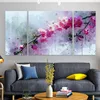 Modern abstract art cherry blossom flower oil paintings pictures design on canvas