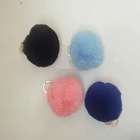 Fashion Knit Winter Hat With Pom Poms/sheepskin fur ball/christmas rabbit fur balls