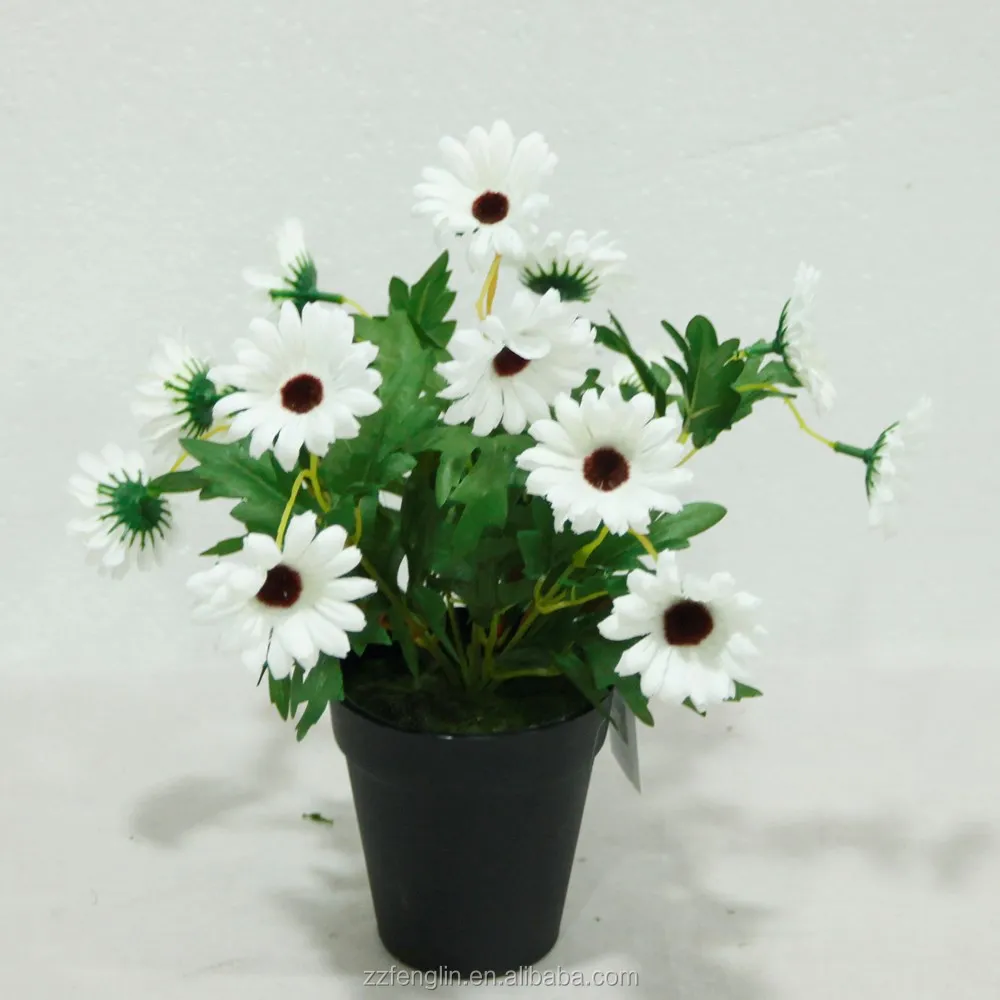 silk gerbera wholesale artificial gerbera flower potted cheap