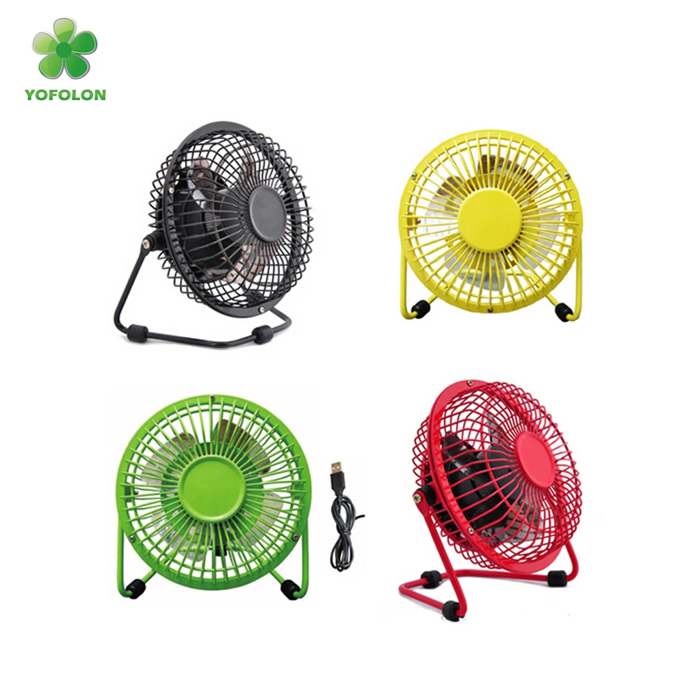 2019 Factory Price Metal Usb Fan Standard Desk Fan 4 Inch Usb