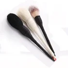 Personal Compact Comfortable Fluffy Soft Hair Single Makeup Tool Face Powder Brush Logo