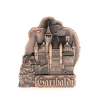 OEM design brown cities fridge magnet world city blank fridge magnet