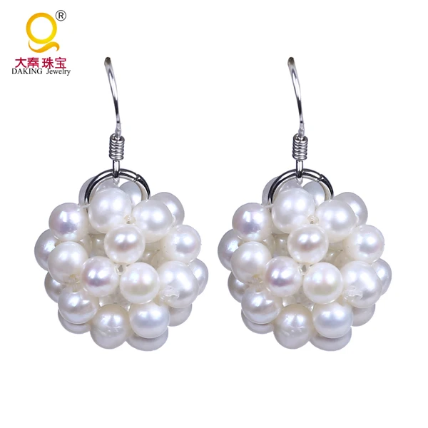 Fashion freshwater pearl earring beautiful earring designs for women, White pink purple
Fashion freshwater pearl earring beautiful earring designs for women, White pink purple