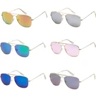Colorful Promotional wenzhou uv40 pilot frog custom classic sunglasses 2019 sun glasses sunglasses unisex sunglasses