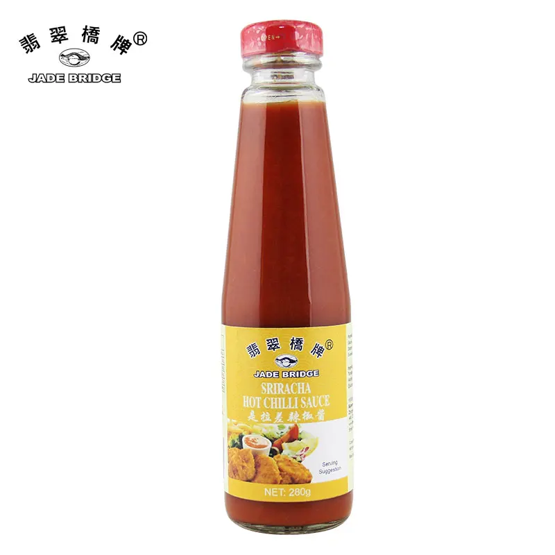 jade bridge sriracha hot chilli sauce for cooking foods from