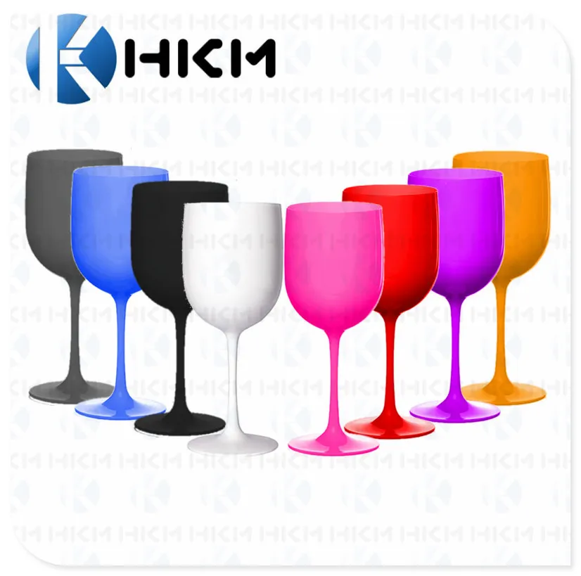 wholesale plastic wine glasses