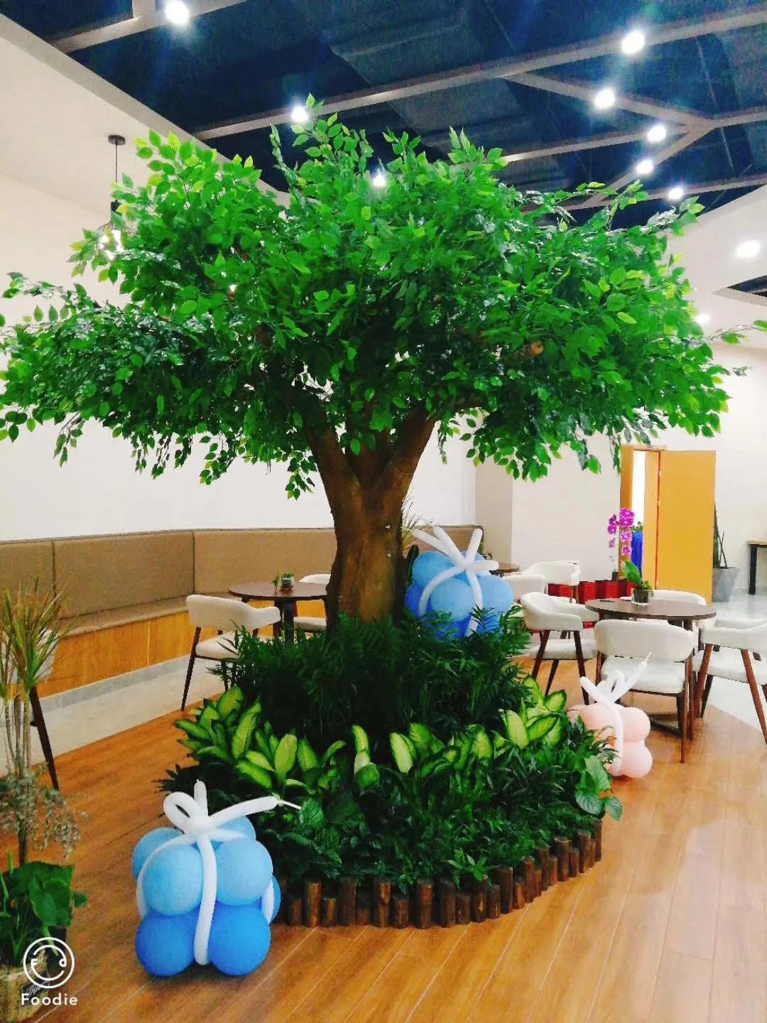 Cheap Sale Big Shade Large Outdoor Artificial Trees, Factory Custom