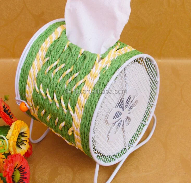 rattan basket plant container