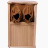 Canadian hemlock wooden infrared foot sauna for 1 person