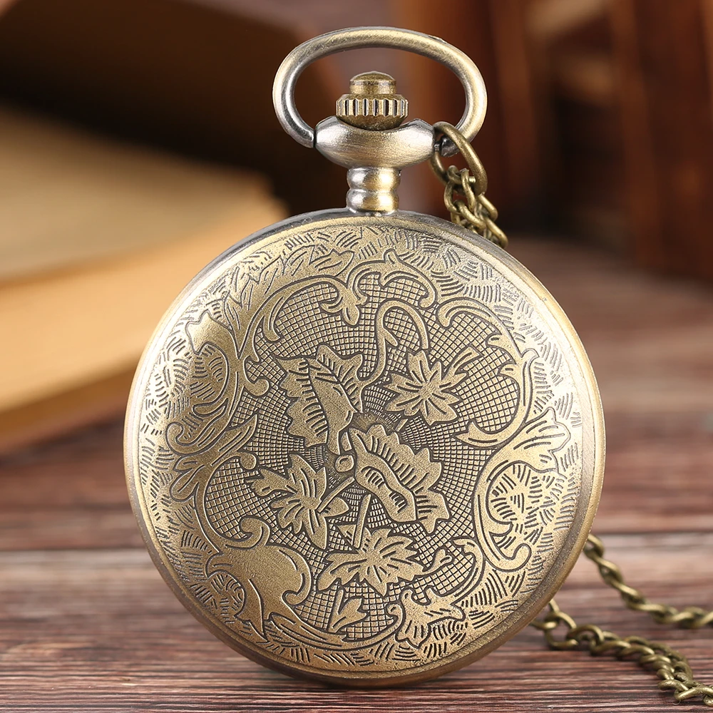 YISUYA Hand Around Full Hunter Pendant Chain Pocket Watch Men Mini Creative Clock Necklace Quartz Christmas Watches Xmas Gift (8)