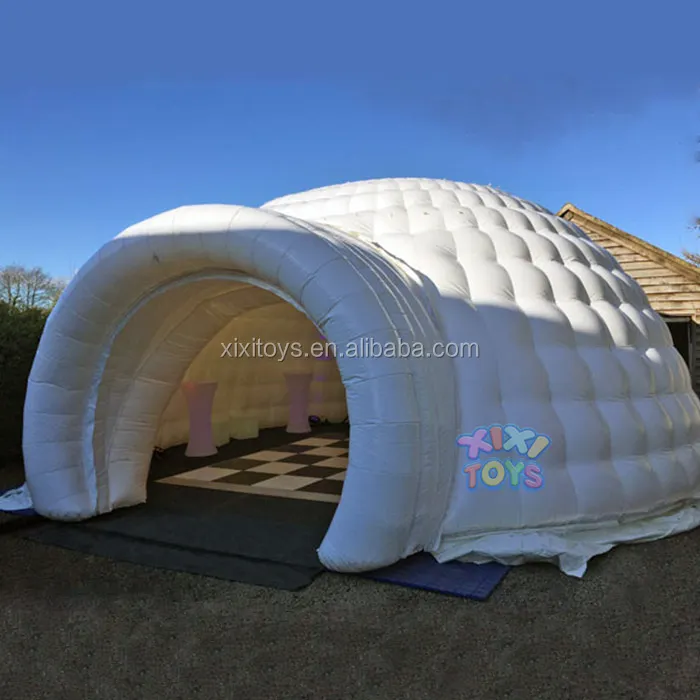 10m White inflatable lawn dome for sale,outdoor inflatable igloo for event