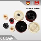 PU Nylon Steel Core Tandem Load Roller steering Low Profile Pallet Truck Wheel