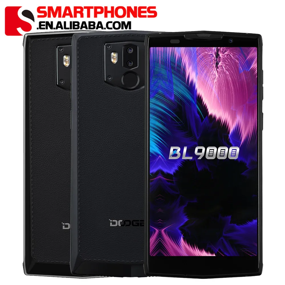 

DOOGEE BL9000 6GB 64GB Android 8.1 Smartphone 5.99 Helio P23 Octa Core OTG NFC 9000mAh 5V 5A Flash Wireless Charge Mobile Phone