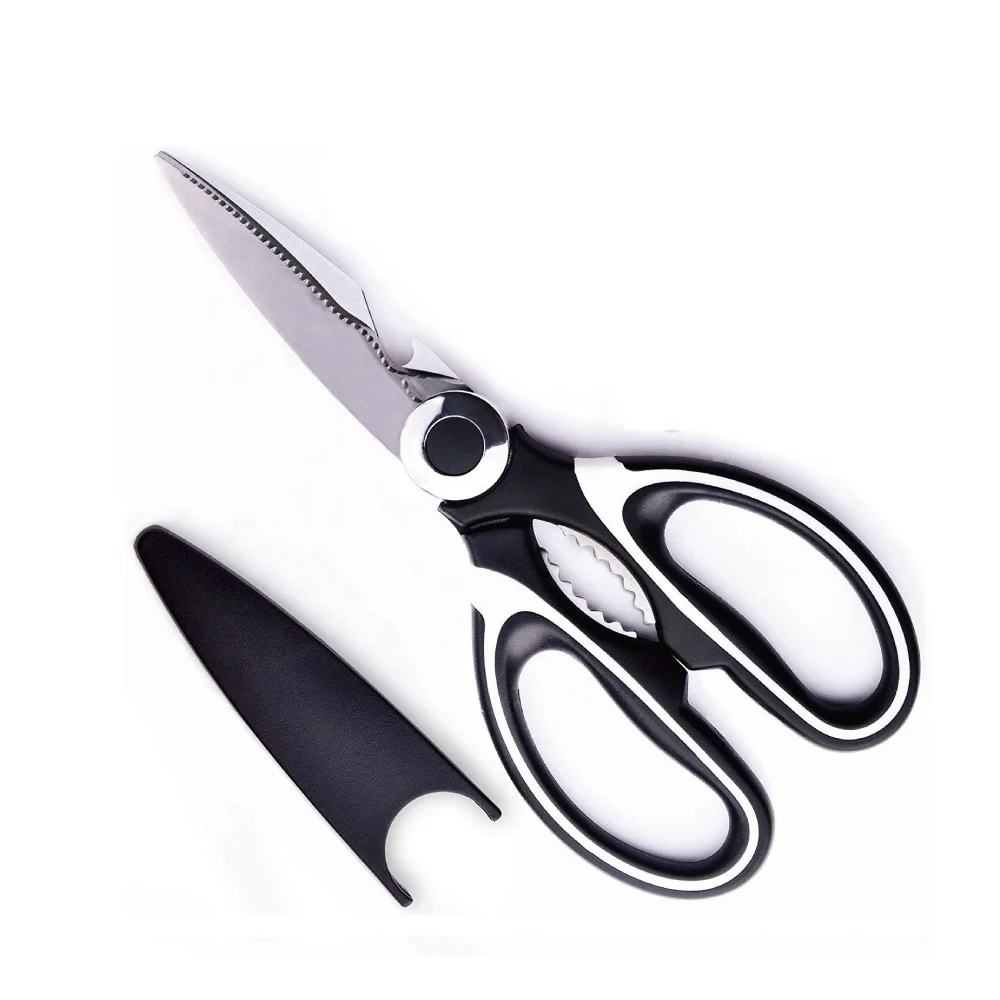 Premium Heavy Duty Cooking Shears and Multi Purpose Kitchen Scissors Shears, Black & white , black & red
Premium Heavy Duty Cooking Shears and Multi Purpose Kitchen Scissors Shears, Black & white , black & red