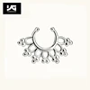 Wholesale indian hot sale body piercing jewelry horseshoe septum nose rings